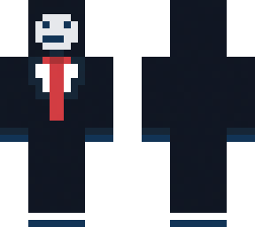 blue suit