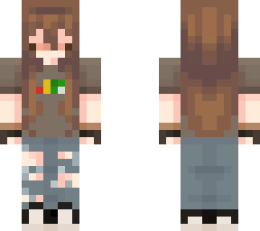 brown hair life series skin
