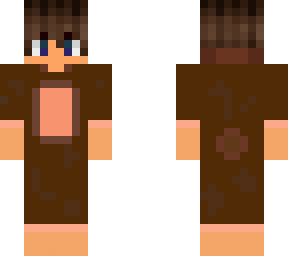 cute boy in bear suit