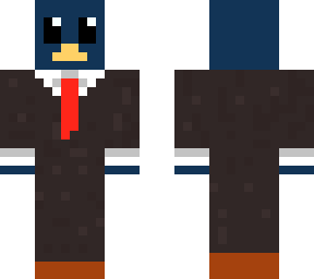frost penguin in a suit and tie