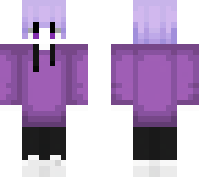 gera fuill purple hair purple hoodie