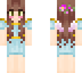 girl with toga and wings (shaded)