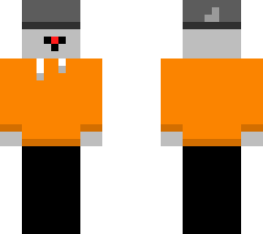orange  hoodie guy