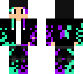 torquise and purple guy