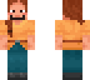 ari with a beard. not a mouth.