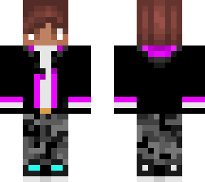 black and purple