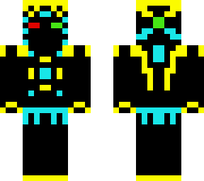neon cyborg priest