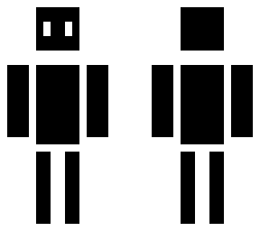 white cubes