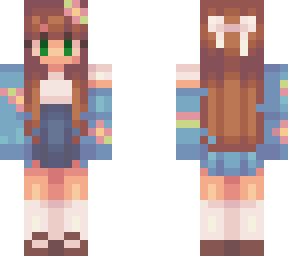 my skin that i just fixed and i wish it was pink