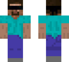 steve with blindfold