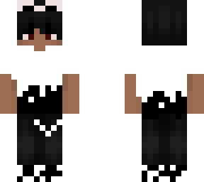 black and white