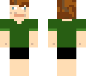 brown hair skin