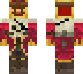 mini pirate with treasure