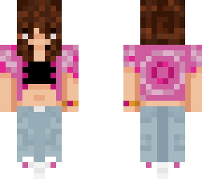 remade curly magenta girl