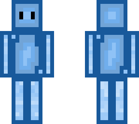 a blue blob