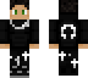 black and white