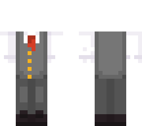 grey/gray 3 piece suit template