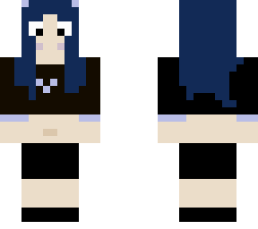 blue hair baddie