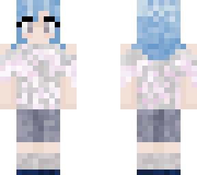 blue hair girl