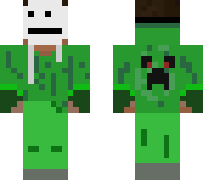 green explorer with mask