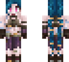 Jinx (Actions & Stuff Compatible) | Minecraft Skin