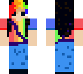 rainbow girl