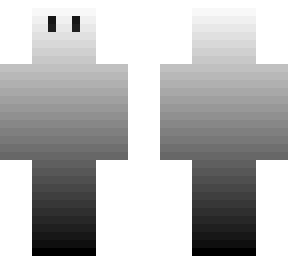 white to black gradient (w/ face)
