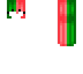 green & red girl hair base (no sides)