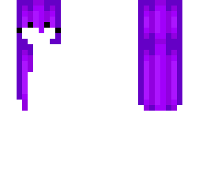 magenta and purple girl hair (left side)