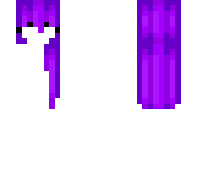 magenta and purple girl hair (right side)