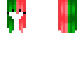 short green & red girl hair base