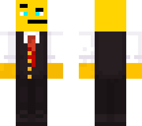 yellow guy in a suit