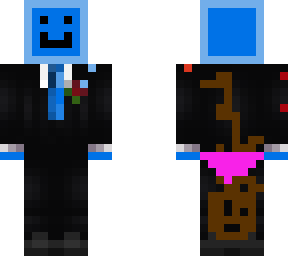 blue slime suit