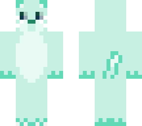 green cat
