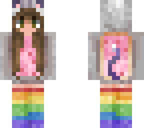 matching nyan cat girl