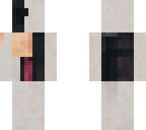 pink anime black