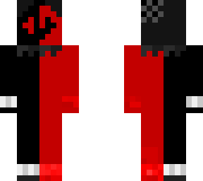 red black clown