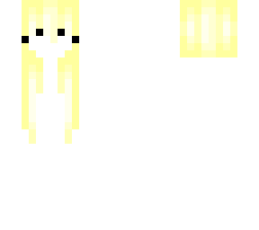 yellow girl hair base (no back)