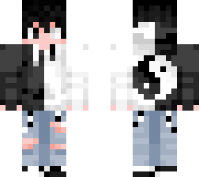yin yang hoodie boy