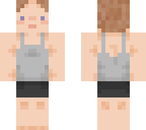 blank skin base, w/ hair and eyes