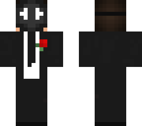 odan in an open suit