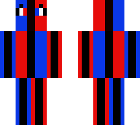 red and blue