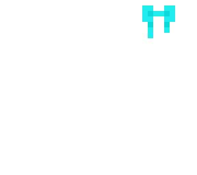 cyan bow