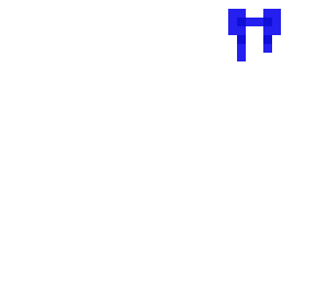 dark blue bow
