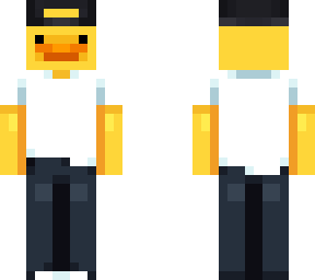 duck with cool cap