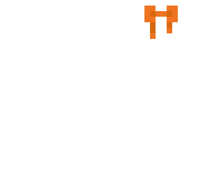 orange bow