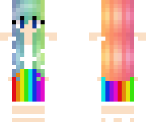 rainbow girl