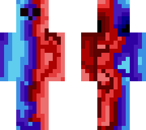 red and blue