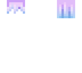 short ombre hb pastel purple to blue
