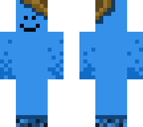 a very nice blue skin for nonchalant people